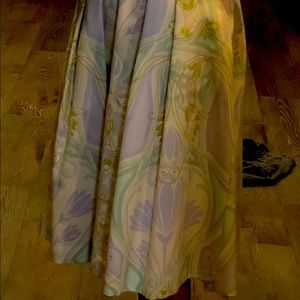 Ted baker pastel pattern midi skirt